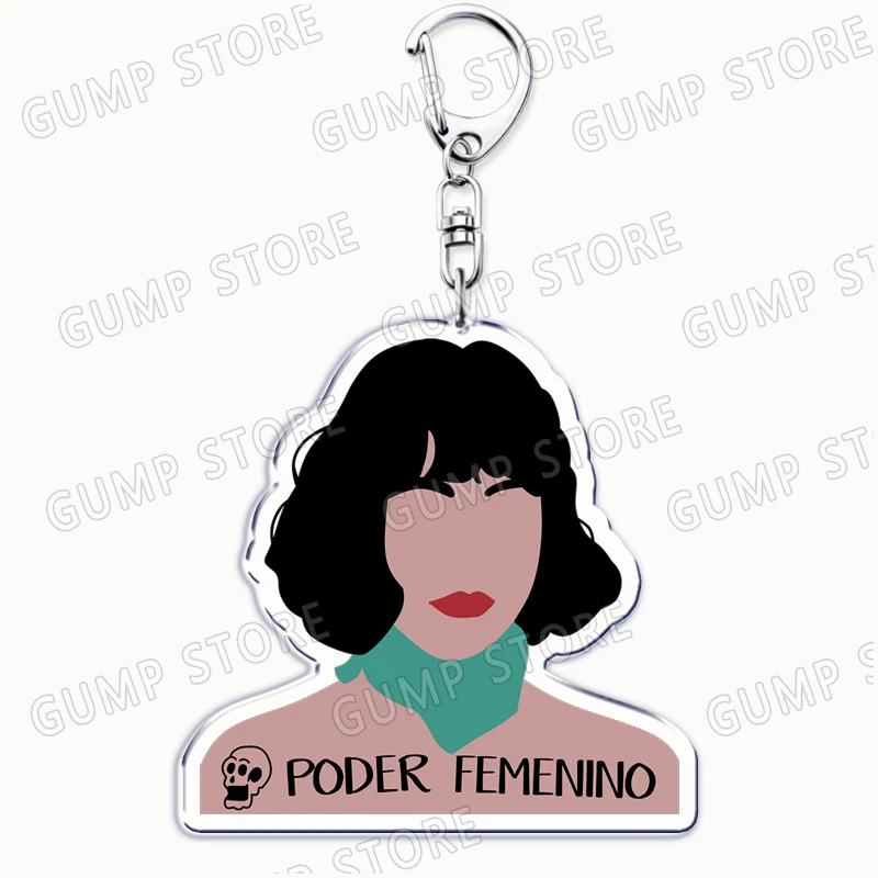 Popular Singer Mon Laferte Keychains for Accessories Tattoo Music Woman Keyrings Jewelry Artist Fans Friends Gifts