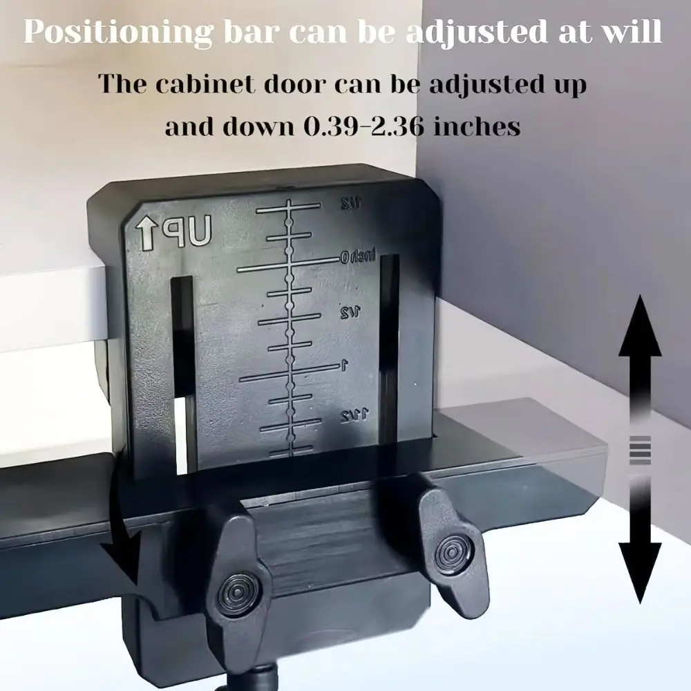 Adjustable Cabinet Door Mounting Jig Mini Multipurpose Cabinet Door Mount Locator Professional Plastic