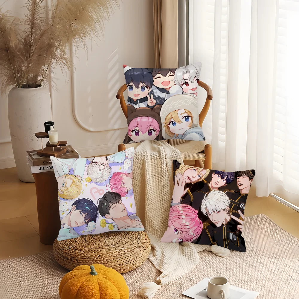 Kpop PLAVE Caligo pt Pillow Case Home Decoration Cushion Cover Suitable For Office Sofa Bedroom Car