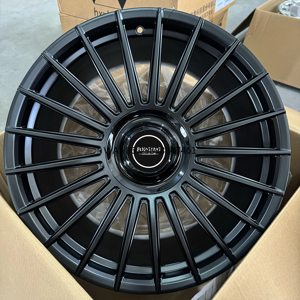 

Custom One-Piece Forged Wheel Hub High Performance 20,21,22,23,24,26 Inch Matte Black Car Wheels