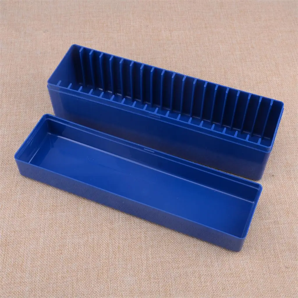 LETAOSK PP Blue Coin Storage Box Holder 20 Individual Slab Case fit for PCGS NGC GBCA