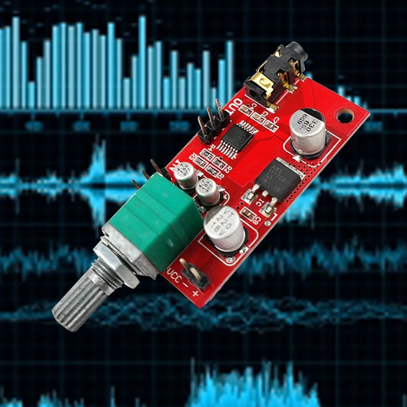 Einzelhandel Kopfhörer Verstärker Bord MAX4410 Miniatur Amp Kann Verwendet Werden Als ein Vorverstärker Anstelle von NE5532