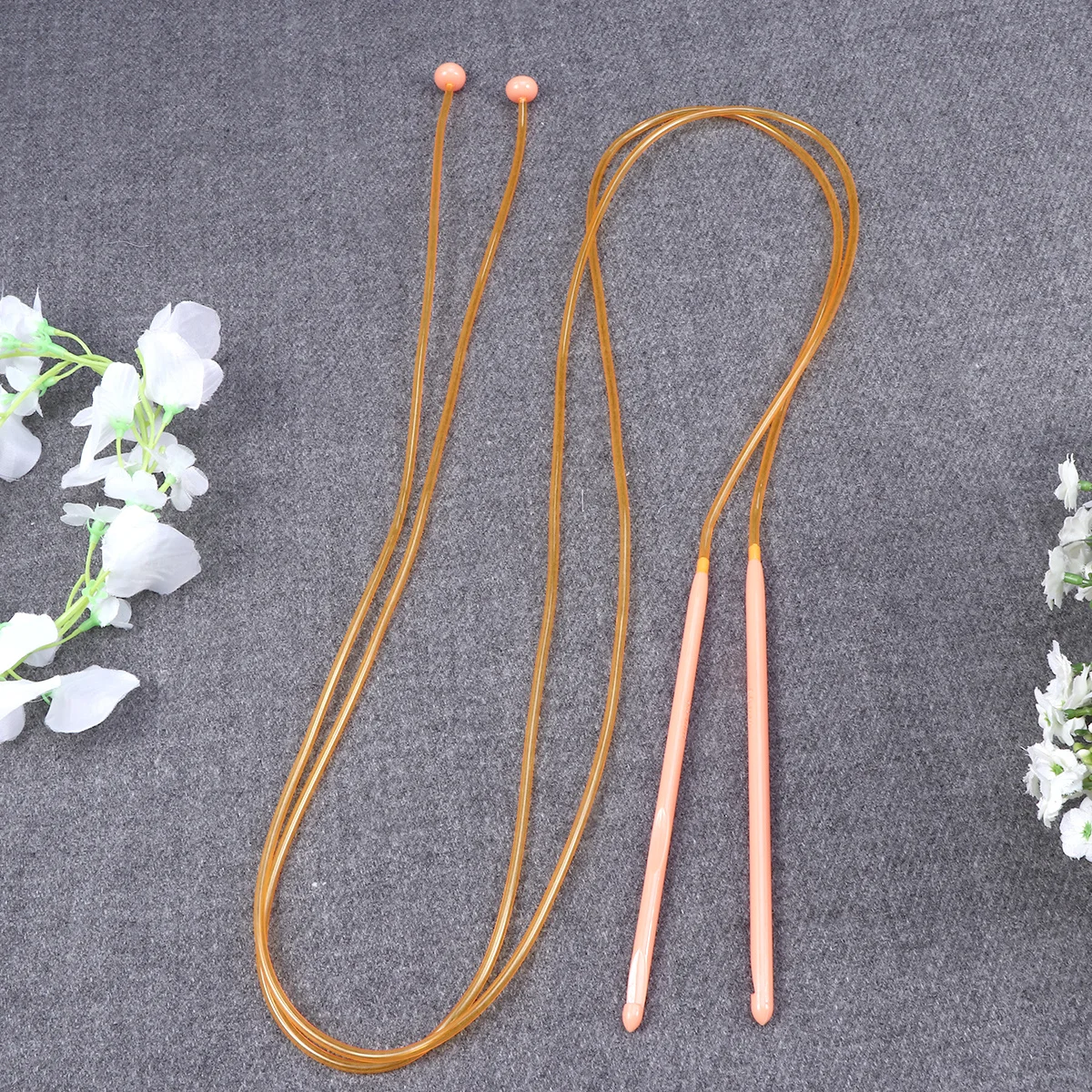 

12pcs Afghan Tunisian Hooks Needles 3.5Mm-12.0Mm Colorful Plastic Cable For Carpet Knitting Project Crochet Hook Needle Set