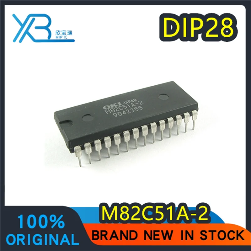

(5/50 pieces) M82C51A-2 MSM82C51A-2RS Brand new universal synchronous asynchronous receiver and transmitter DIP-28 spot delivery