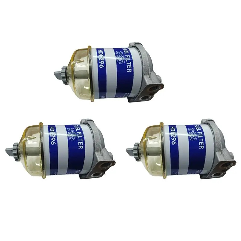A48P-3X Diesel Filter Oil Water Separator Single Cup Assembly 7111-296 HDF296 Universal Fuel Filter 296 Filter Elements
