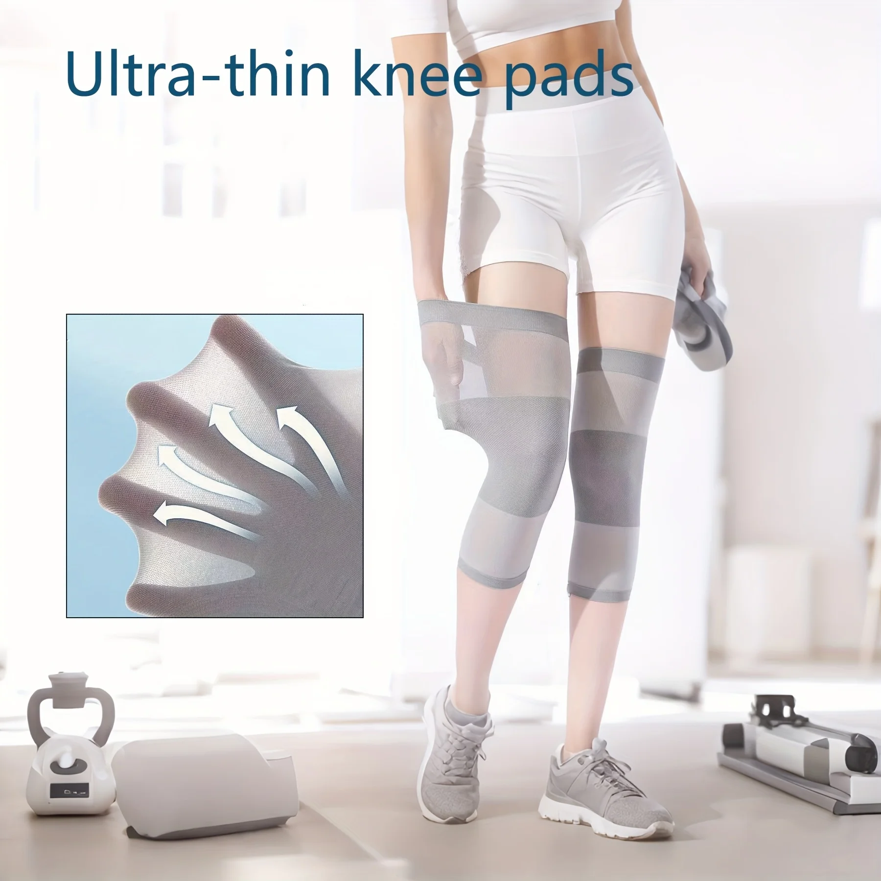 1 Pair Knee Brace Leg Compression Sleeves for Men and Women - Knee Support Pads for Working Out, Running