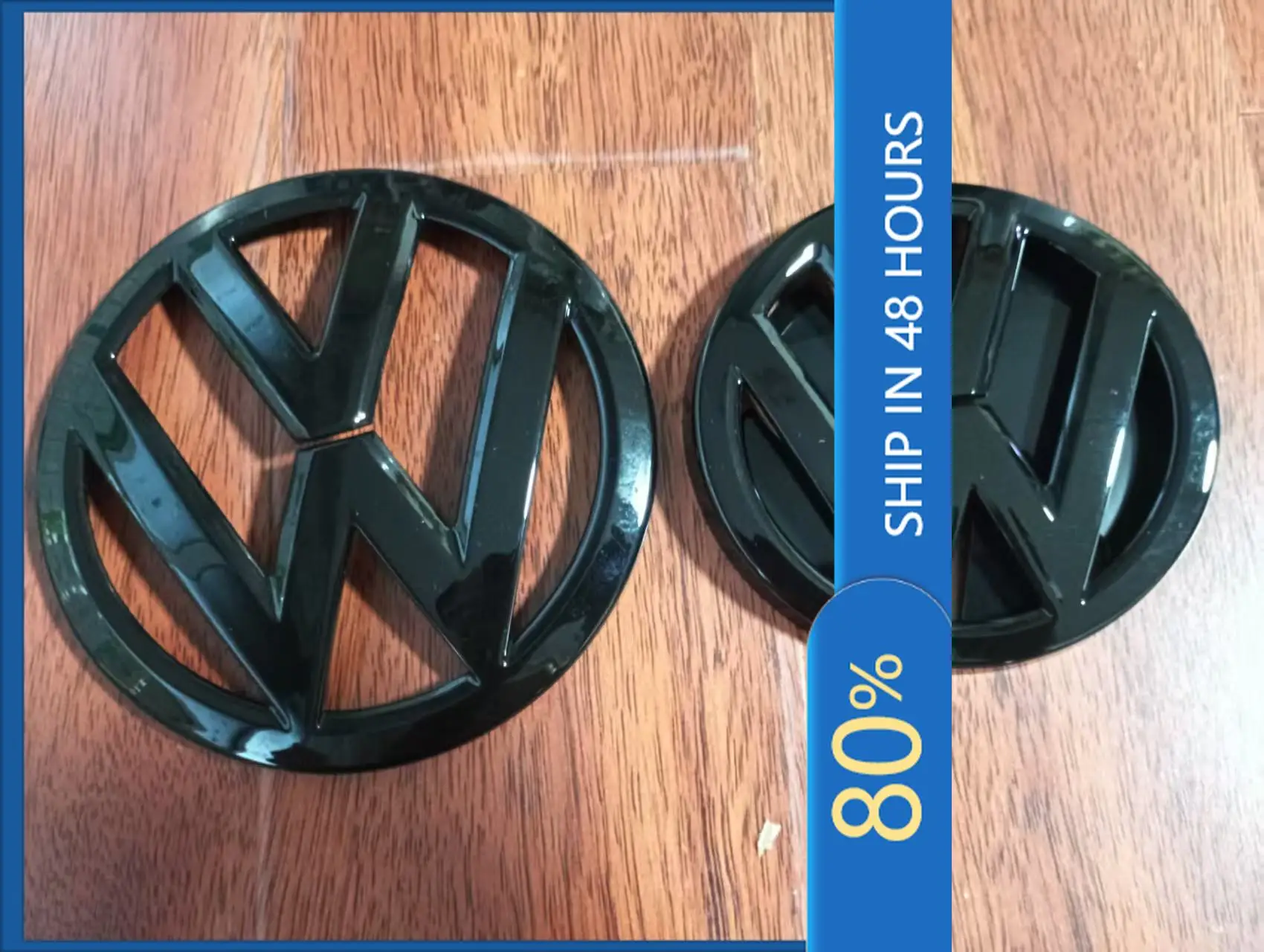 

Колпаки ступиц глянцевые черные, передние и задние эмблемы 13,7 см и 11 см для замены Volkswagen MK Golf