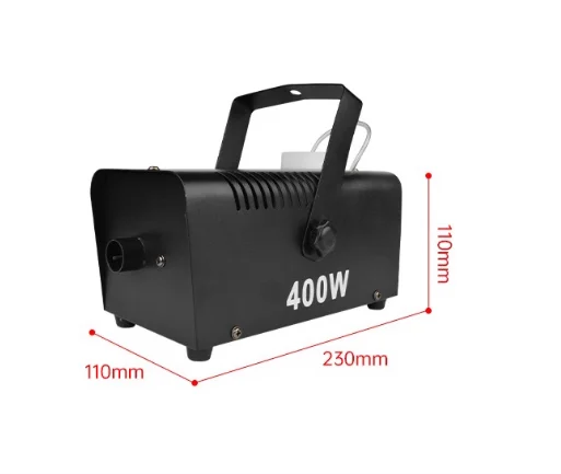 

Professional Stage 400W Mini Smoke Machine Factory's Hot Sale Dedicated Background Atmosphere Generator for DJs Dry Ice