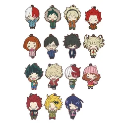 My Hero Academia Anime Bakugou Katsuki Midoriya Jirou Shoto Denki Dabi Winter Rubber Keychain