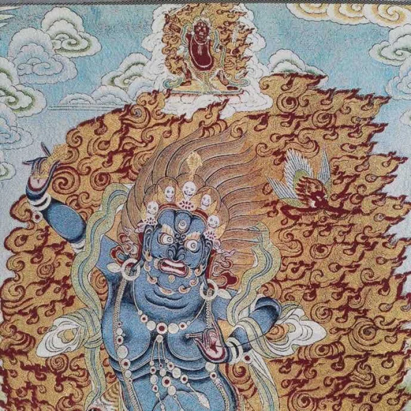 Antichi produttori vari all'ingrosso antico Distressed Thangka Jiangsu ricamo Tibet Thangka One Piece Dropshipping