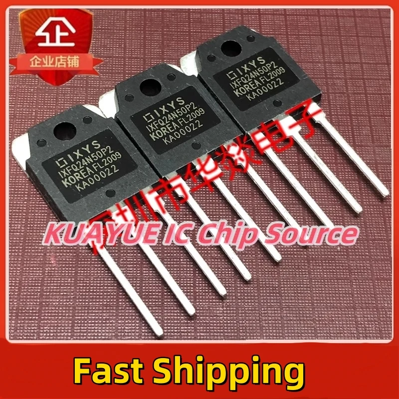 

10PCS-30PCS/ IXFQ24N50P2 TO-3P 500V 24A Quality In Stock