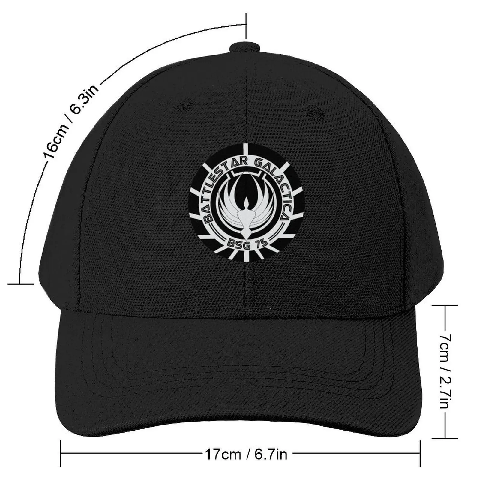 Battlestar Galactica Crew Baseball Cap Custom Cap Fashion Beach Streetwear Elegant Women's Hats Men's