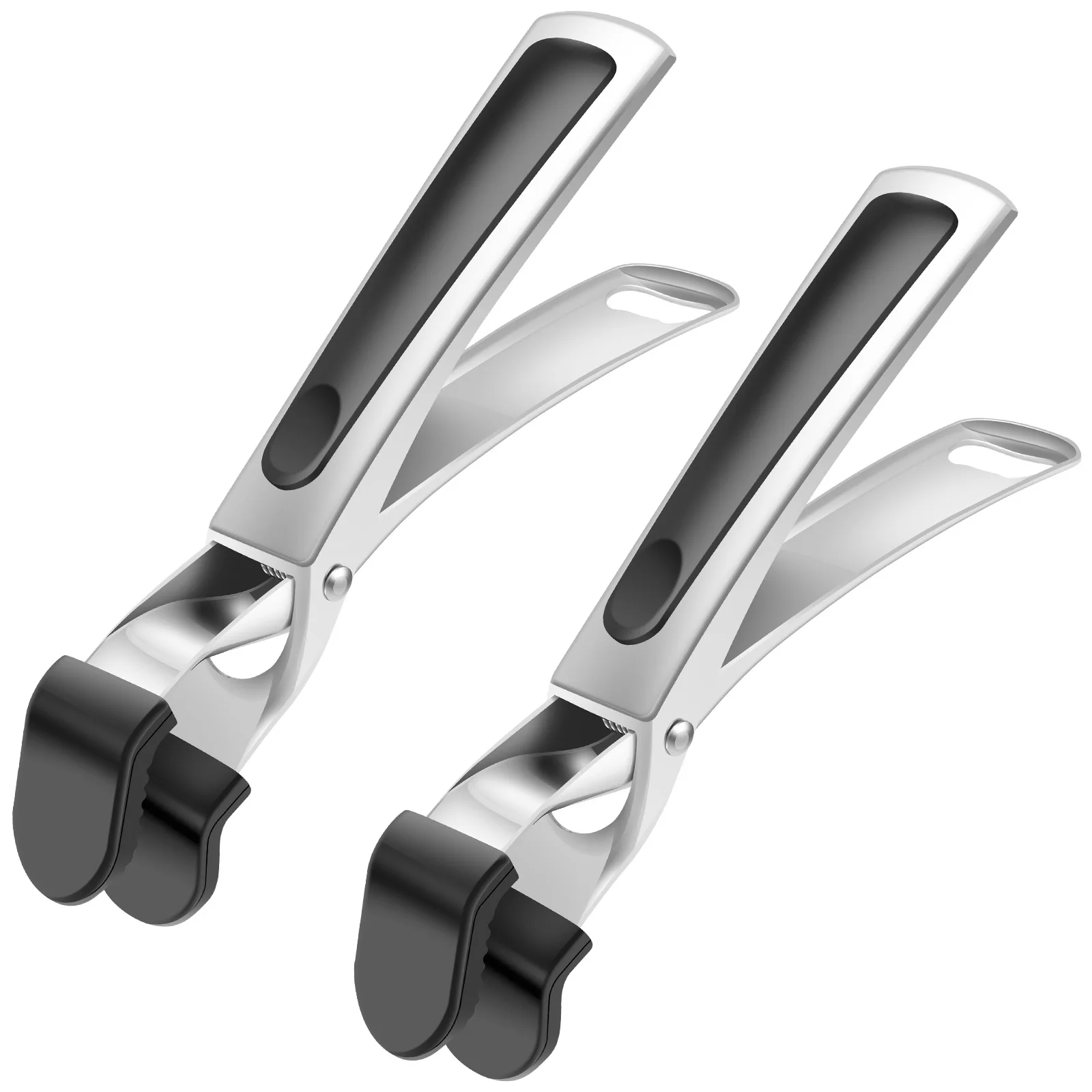 

2 Pcs Anti-scald Clip Stainless Steel Plate Gripper Anti Scalding Tray Holder Multi-functional Tray Clip for Kitchen Accessories