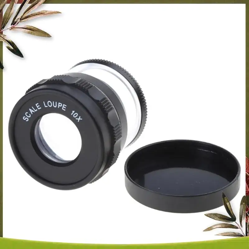 New-Jewelry Magnifier Desktop Magnifier 10X Optical Lens Jewelry And Artifact Identification