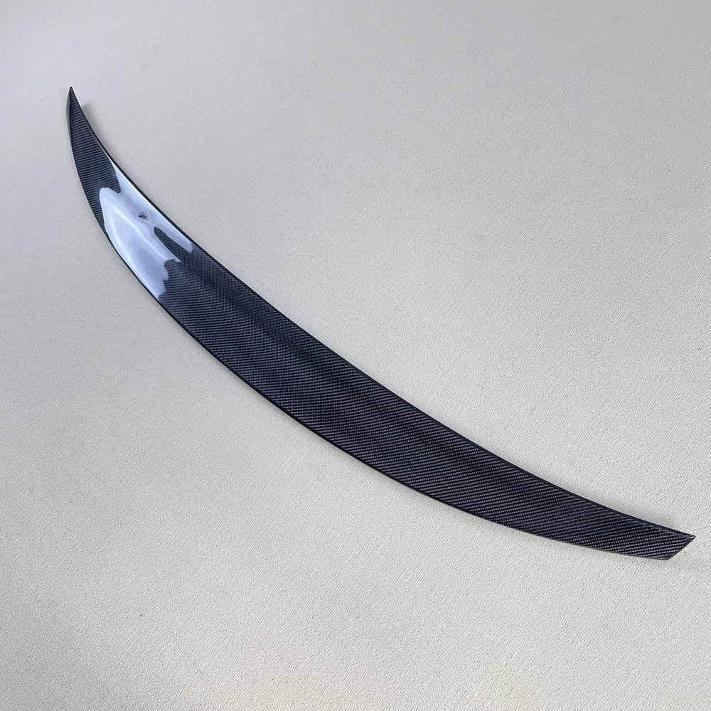 لأودي A6 C7 سيدان HK نمط ألياف الكربون الخلفي سبويلر الجذع الجناح 2012-2016 FRP مزورة الكربون