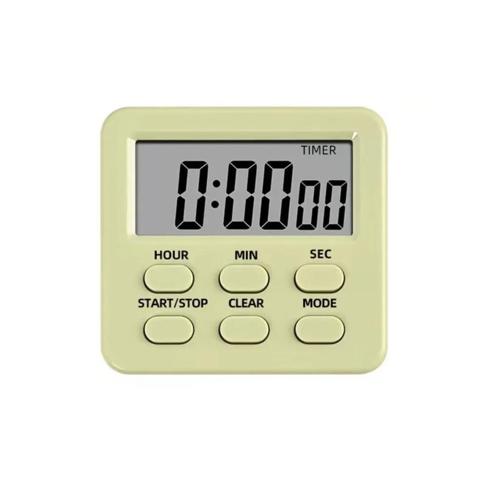 LED Display Digital Kitchen Timer Multi-functional Memory Function Alarm Clock Timer Lightweight Countdown Timer Office Home Use