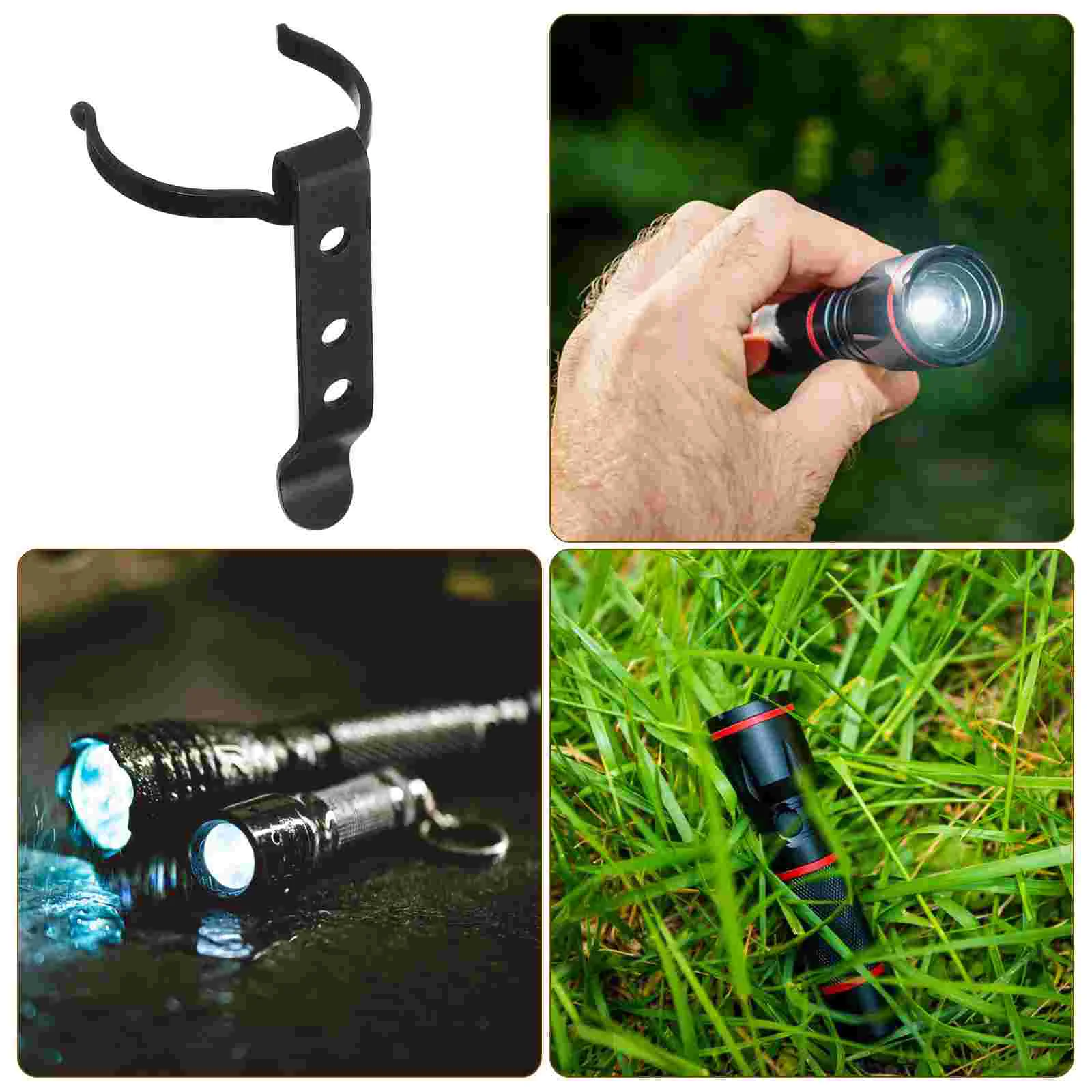 Waistband Convenient Flashlight Clamp Flashlights Small Clip Belt Fixing Bracket