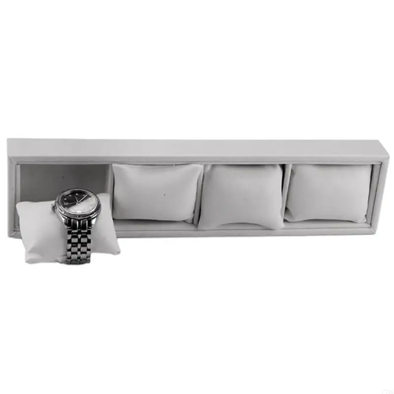 Versatile Jewelry Holder Stylish Watch Storage Holder 4 Grids Bracelet Organizers Watch Case Suitable for Any Occasion