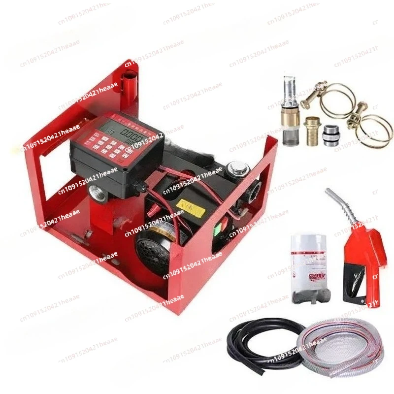 Suitable for 550w Portable Fuel Pump 12V/24V/220V Pressure Start and Stop Metered Fuel Dispenser  Pump Set