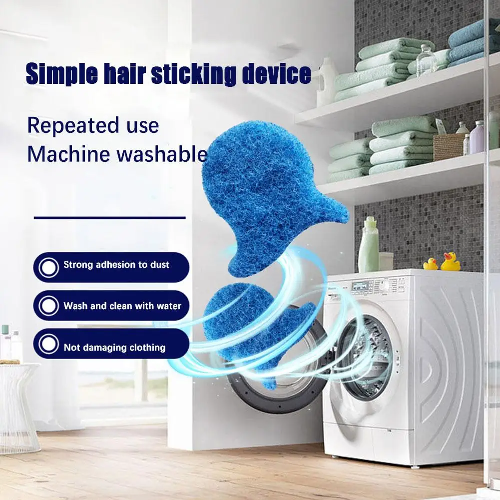 

Fish Shape Washing Machine Sticky Lint Pad Laundry Removes Dogs Hair Lint Washer Tool Pet Clothes Fib Hairs Remover Cle I1q7