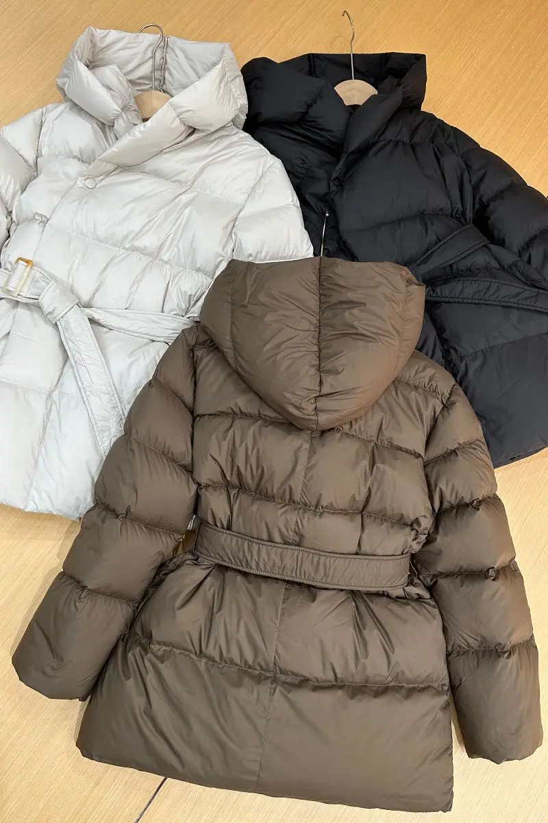 Veste en coton à capuche épaisse et ajustée pour femmes, Style court, à la mode, nouvelle Collection automne hiver 2025
