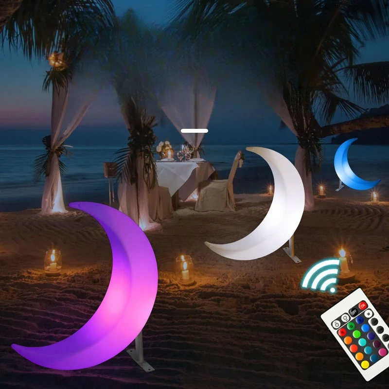 Luminous moon  Floor lamp Reclining chair Living room Premium atmosphere Bedroom Sitting luminous crescent