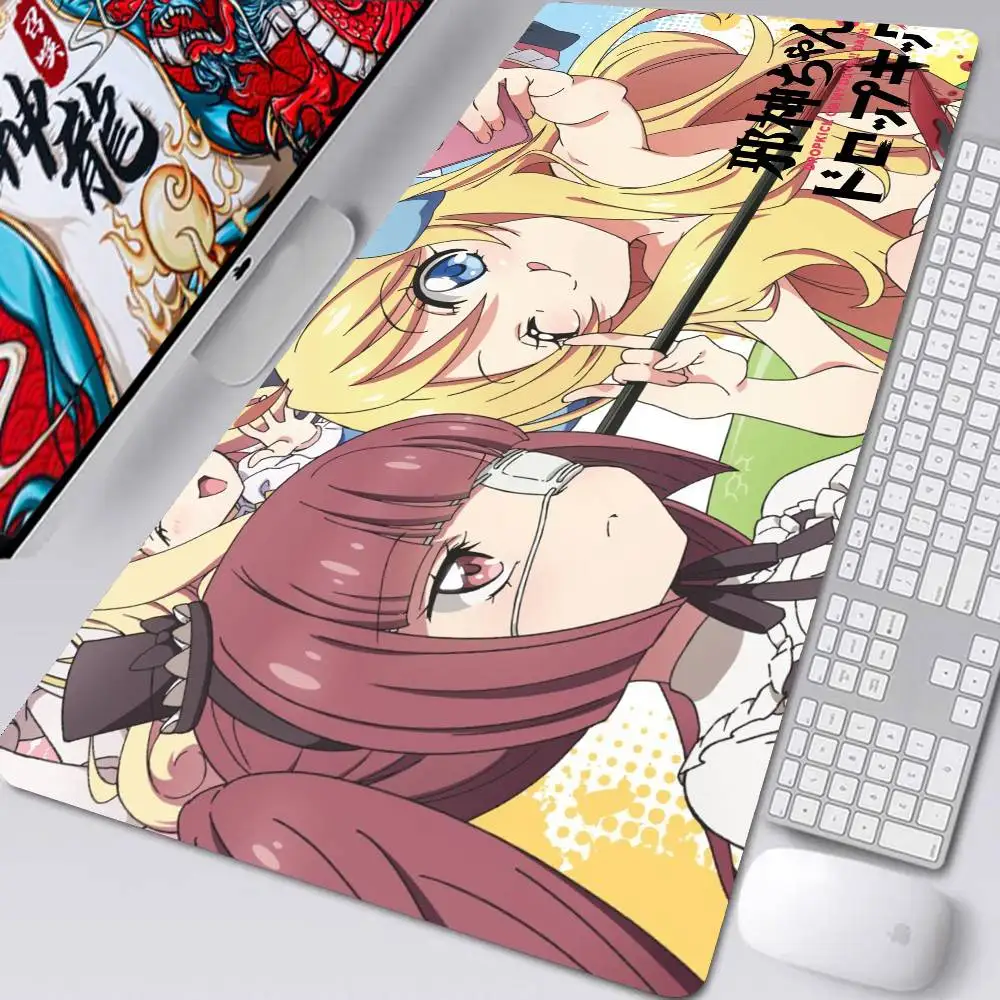 Anime D-Dropkick On My Devil Mousepad Non-slip Suitable For Office Computers Laptops E-sports Game Desk Mats XXL Keyboard