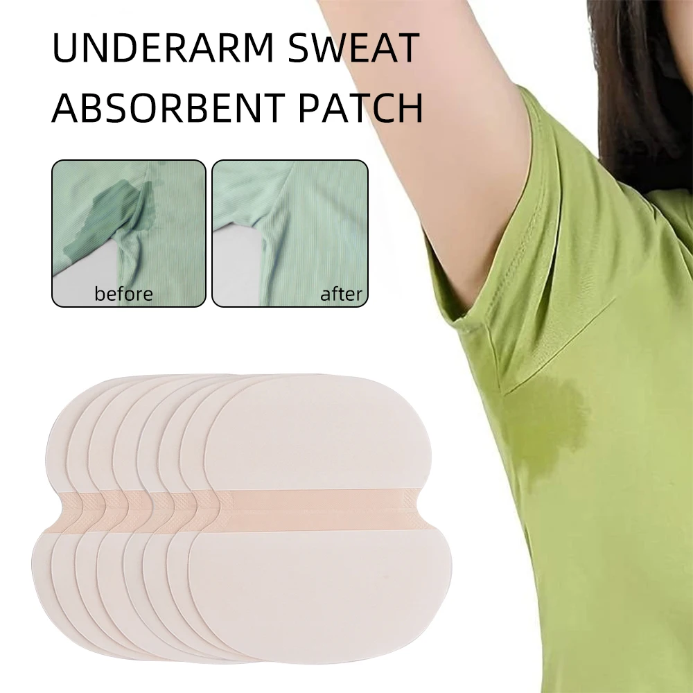 

100/200/300Pairs Summer Deodorants Cotton Pads Underarm Armpit Sweat Pads Dress Disposable Stop Sweat Shield Guard Absorbing