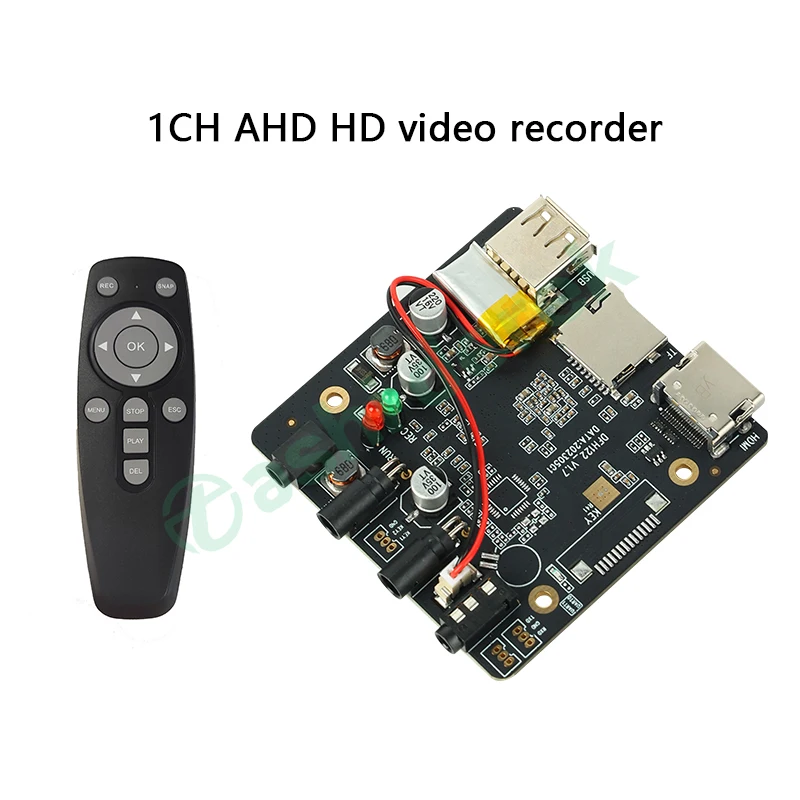 Placa base grabadora de vídeo DVR de 1 canal, 1080P, HD, AHD, TVI, cámara, Mini DVR, salida HDMI, 1080P, compatible con H.265, DMA122