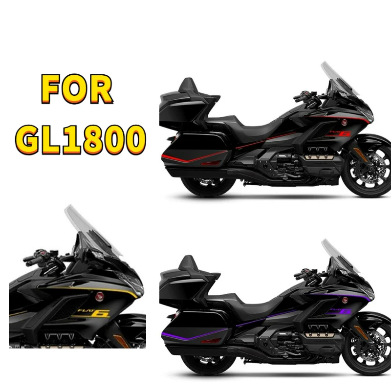 

For HONDA Goldwing GL1800 Gold Wing 1800 Decorative Decals GL 1800 Stickers Kit Line Decoration Stickers Decorative Stickers
