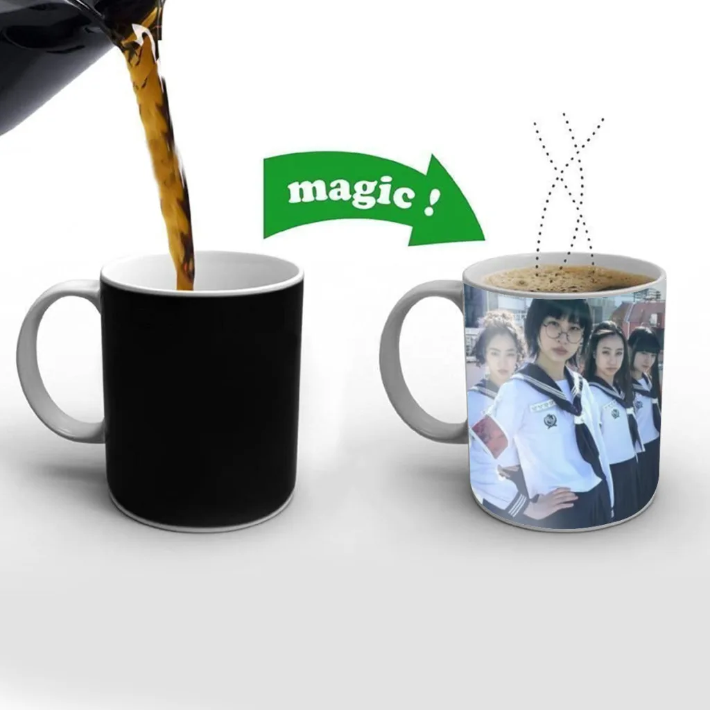 

Atarashii Gakko Anime Free shipping Magic Color Changing Ceramic Coffee Mug Cup Friends Gift