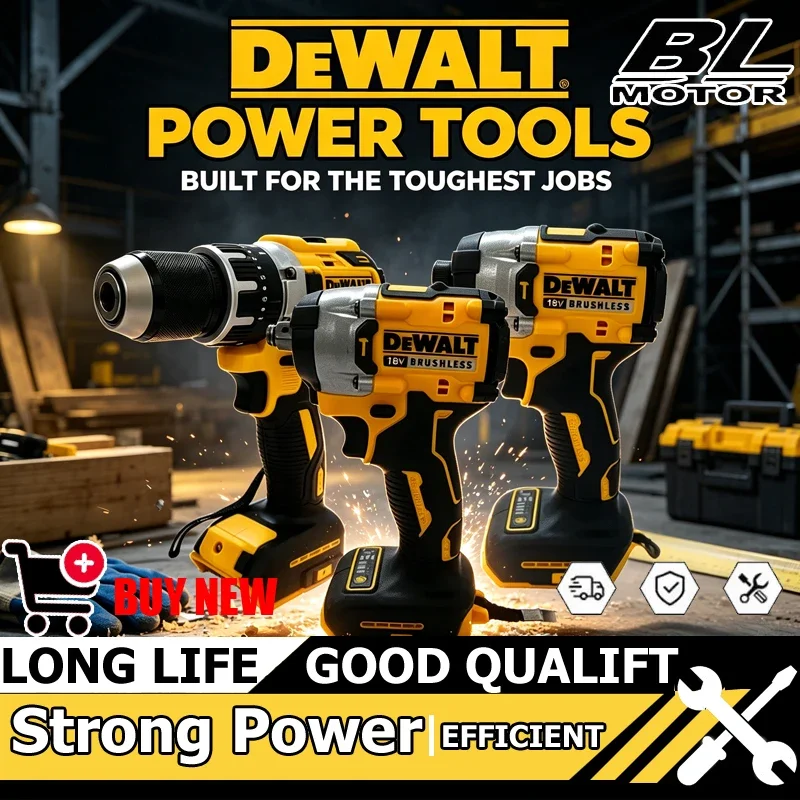 DEWALT Power Supply Cordless Brushless Electric Wrench DCD921, DCD796, DCF860 Vacuum, Puzzle, Multifunctional Tool