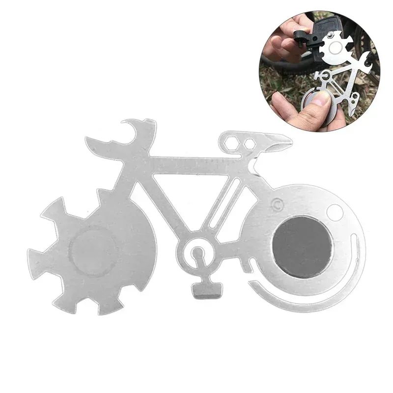 Bike Multitool – Portable Keychain-Sized Bicycle-Shaped Repair Kit