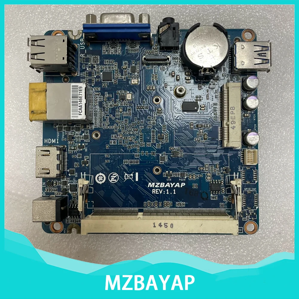 MZBAYAP MINI-ITX motherboard integrates N2807 CPU motherboard