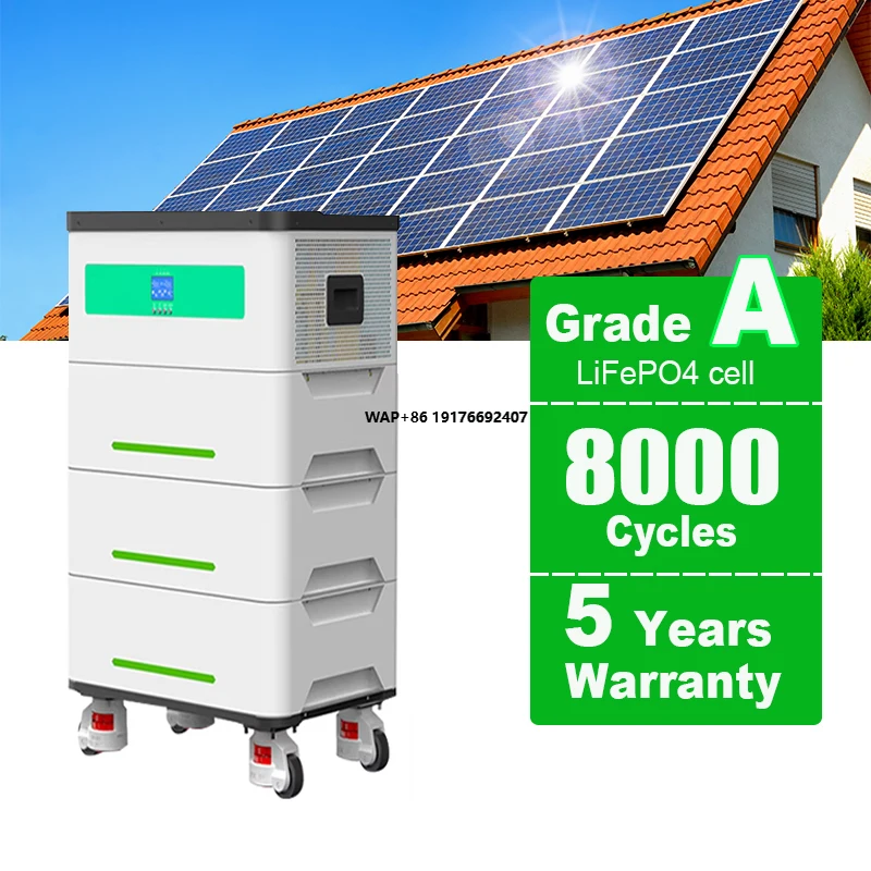 

Solar Panels With Battery and Inverter 48V 200ah BMS Solar Lithium Battery 5kWh 10kWh 15kWh Home Energy Storage Battery
