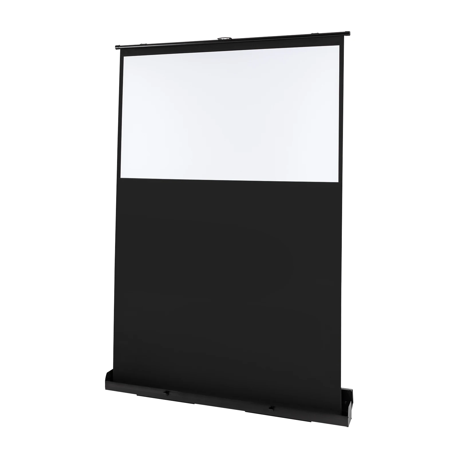Pull-Screen-Projektion auf dem Boden um 60" 16:9 Pull-up-Projektionsleinwand Tragbare Projektionsleinwand zum Teilen von HD-Aufnahmen – Detail 4