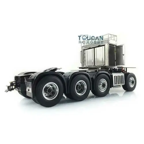 Lesu 1/14 Métal 8*8 Châssis RC Tracteur Camion 2 Vitesses Transmission Pour Bricolage Tamiyaya 3363 1851 Th16497-Smt2