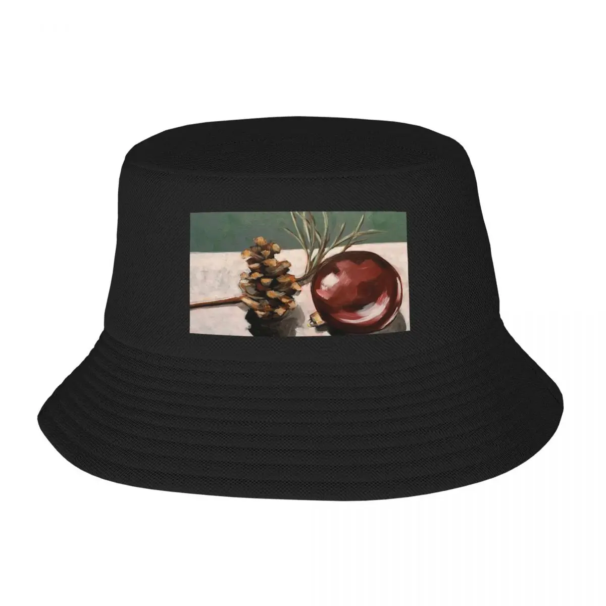 

“Shiny Christmas Ball” Bucket Hat Wild Ball Hat Christmas Hats Rave Caps For Women Men's