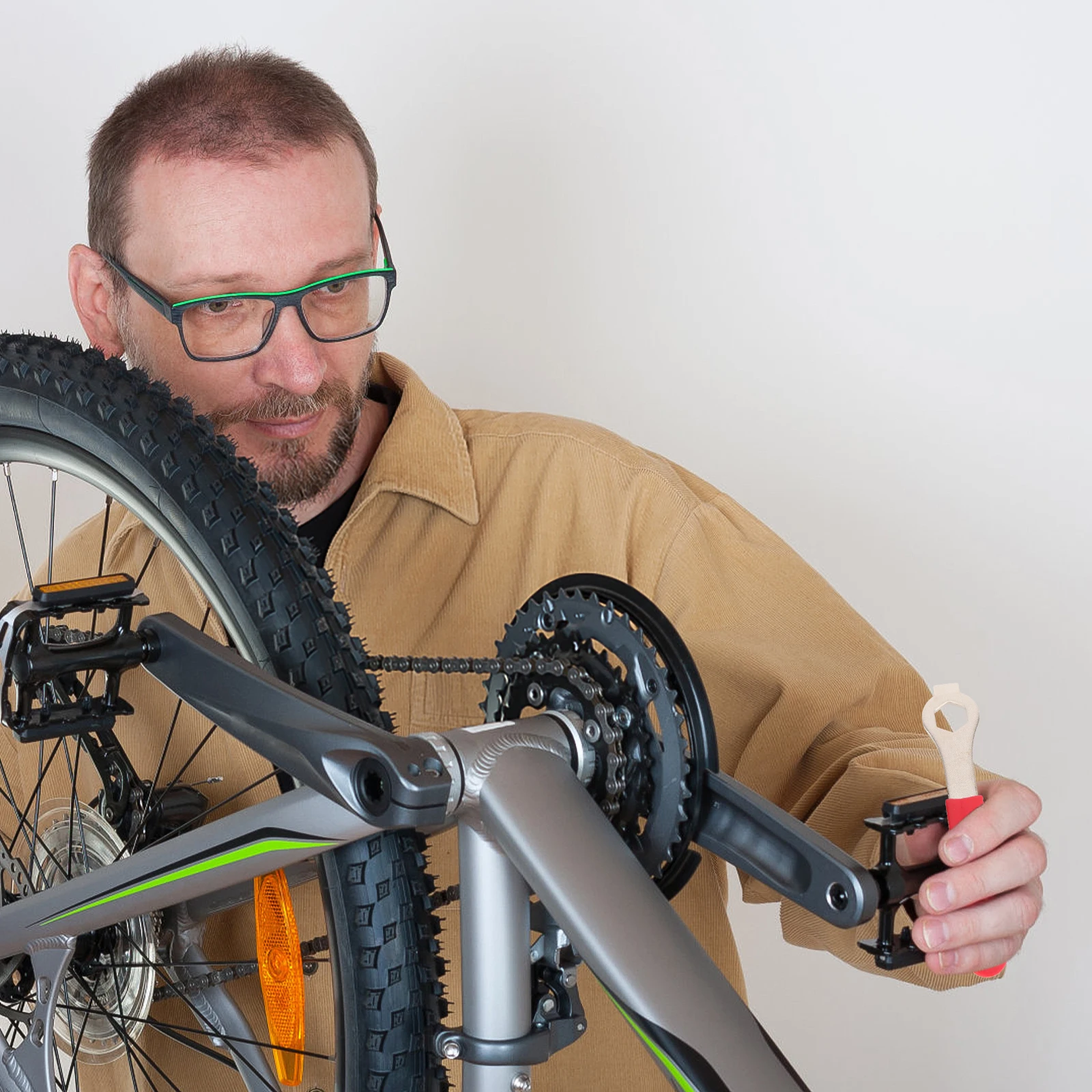 

Bike Crank Extractor Bottom Bracket Remover 16Mm Spanner Professional Repair Tool Kit for Square Taper and Splined Type