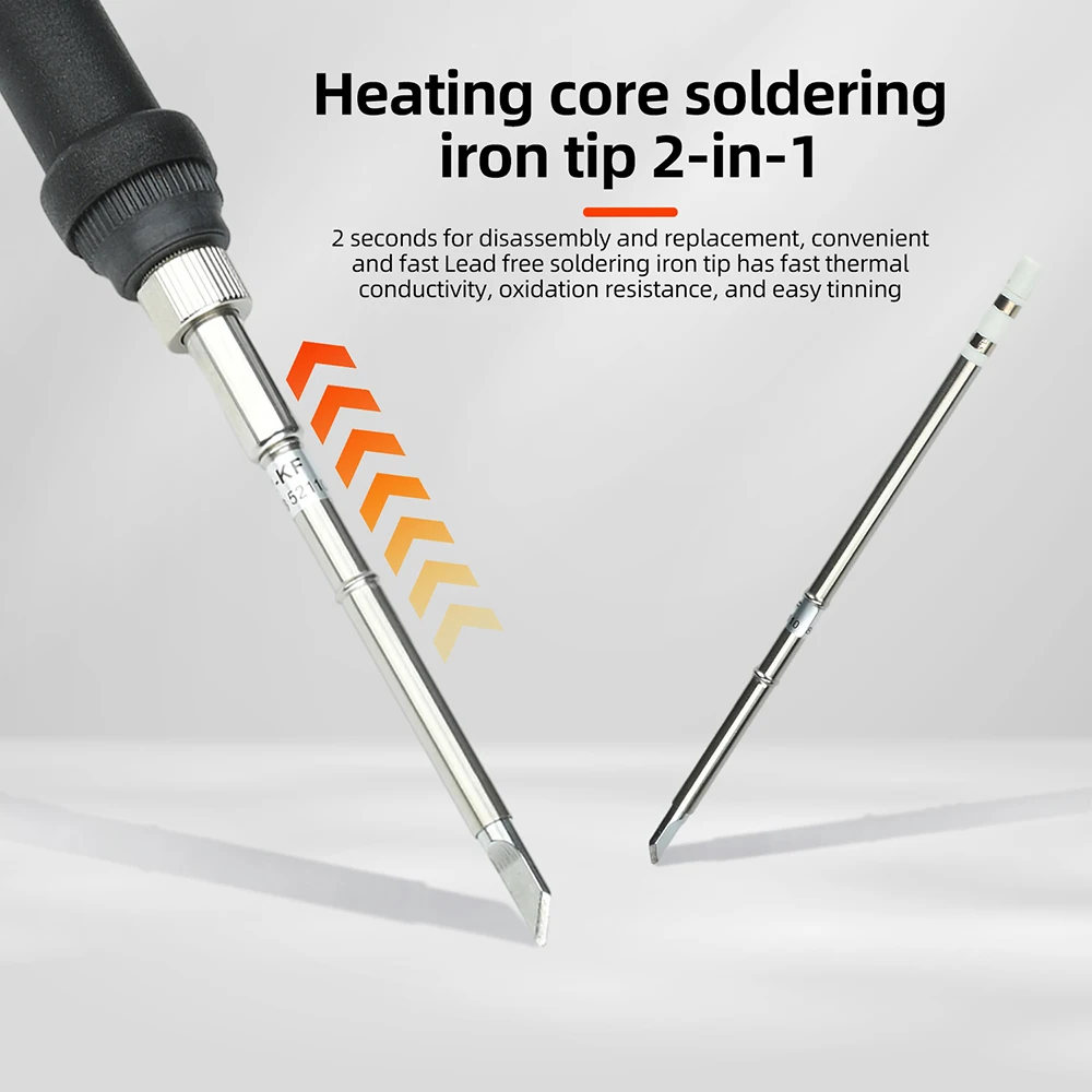 T12 75W Soldering Station LED Intelligent Soldering Iron 180-480℃ Fast Heating Auto-Sleep Thermostat Phone Repair Welding Tools