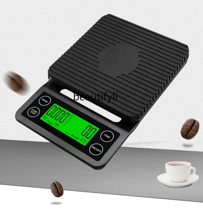 

Coffee scale, electronics, kitchen scale precision, fast charging chronograph coffee scale, home smart high-definition