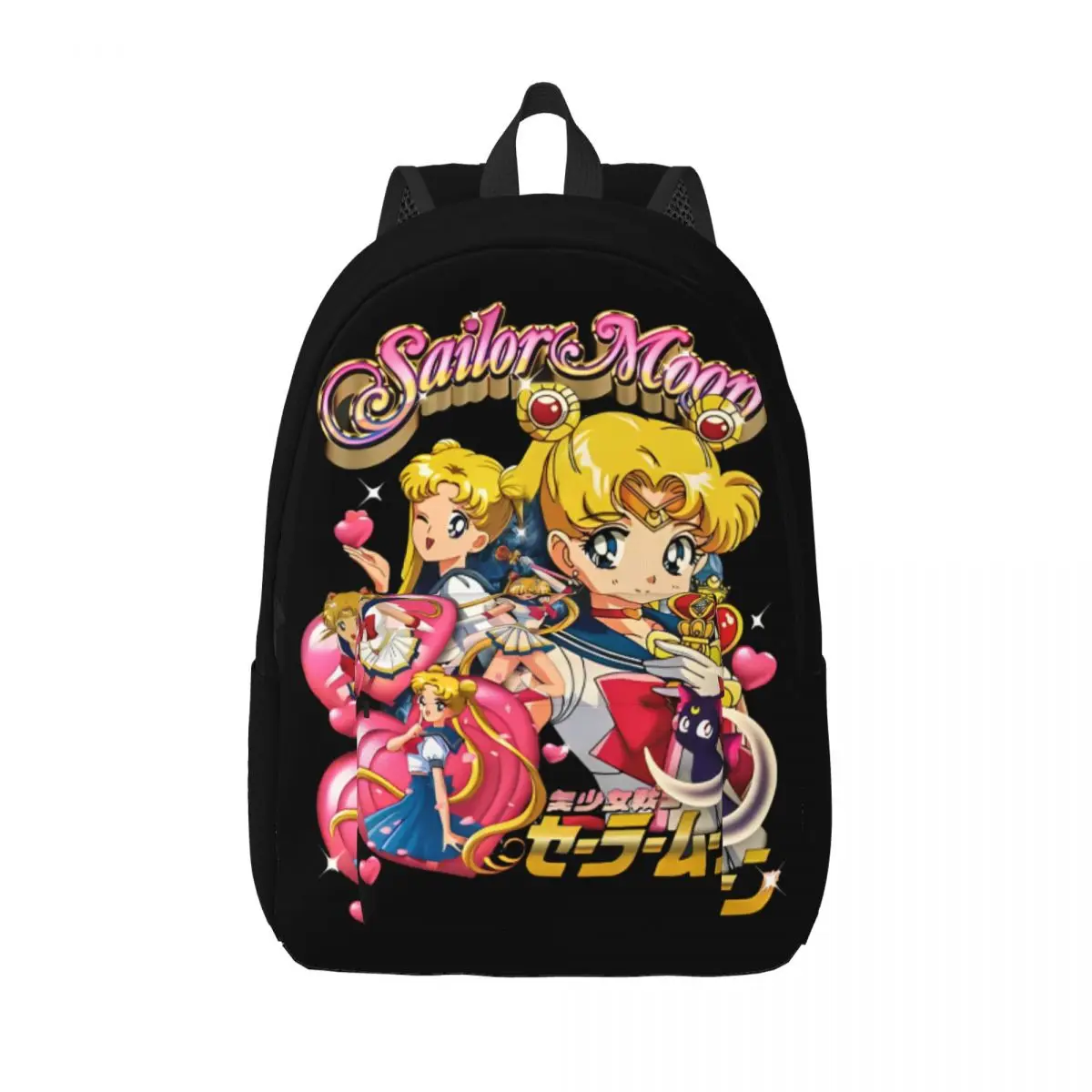 Magical Girl Cool Anime for Men Women Student School Book Bags Cute Girl Daypack Middle High College Gift