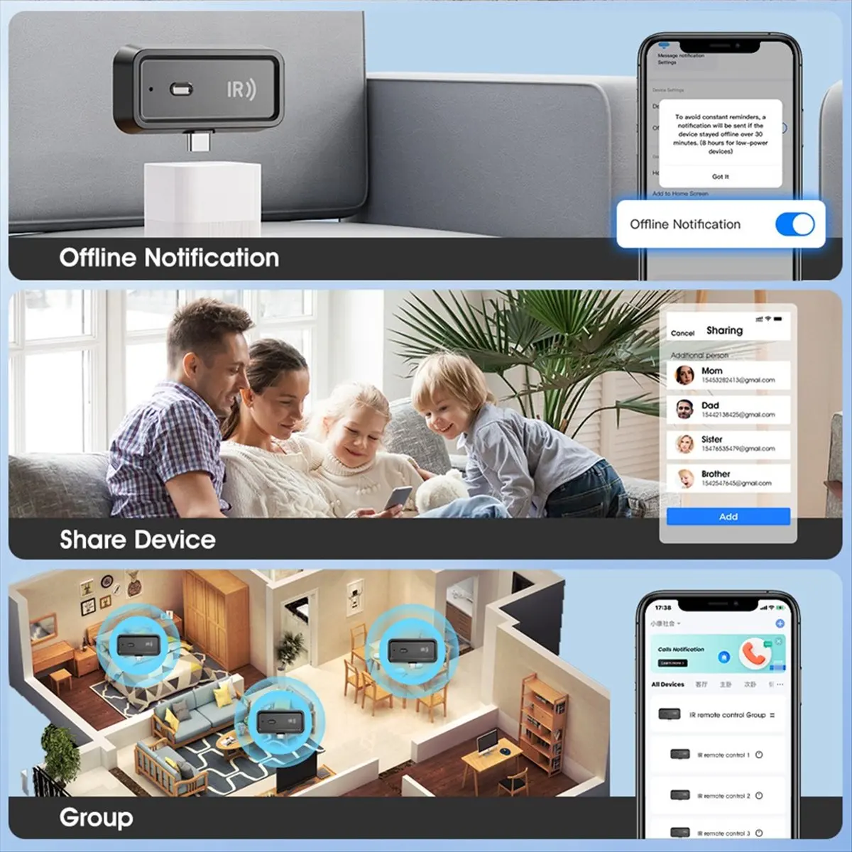 [حزمة القيمة] جهاز تحكم عن بعد عالمي جديد من Tuya WiFi يعمل بالأشعة تحت الحمراء، تطبيق ذكي يتحكم في ضوء مروحة مكيف الهواء الكهربائي المنزلي