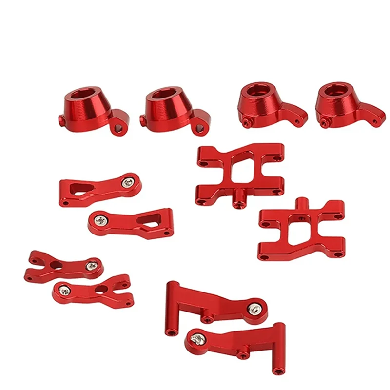 A45F-Metalen Front Fusee Voor AXIALE 1/16 MN68 Elfa Drift RC Auto Upgrade Onderdelen Accessoires D