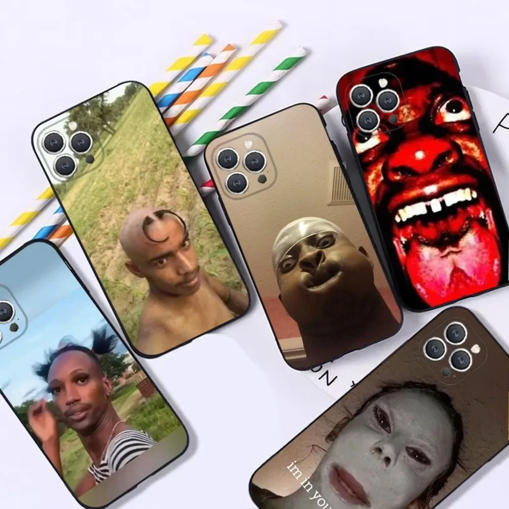 

Cool Ugly Man Phone Case For iPhone 16,15,14,13,12,Pro,Max,11,7,8,Plus,XR,XS Max Shockproof Silicone Soft Shell