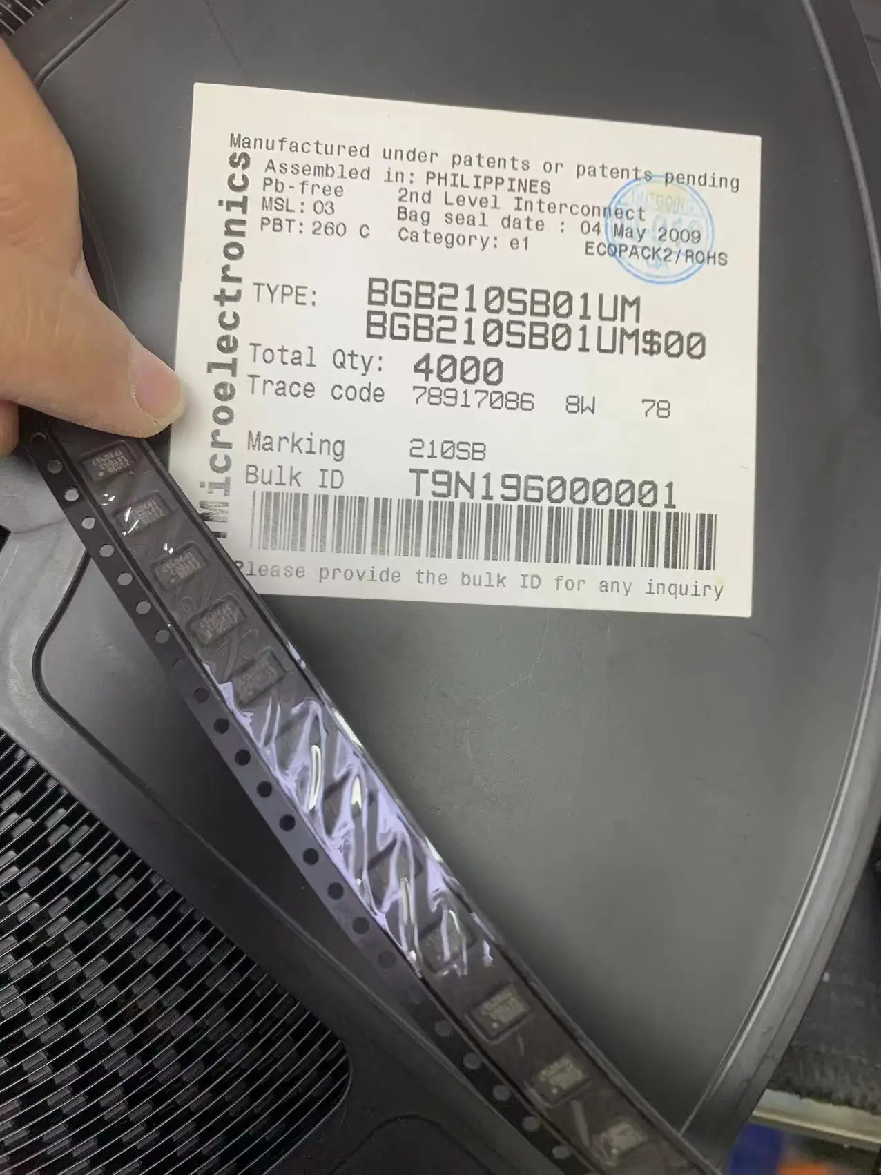 BGB210SB01, Correspondência BM, One-Stop Chip, Compra Original, 1PC