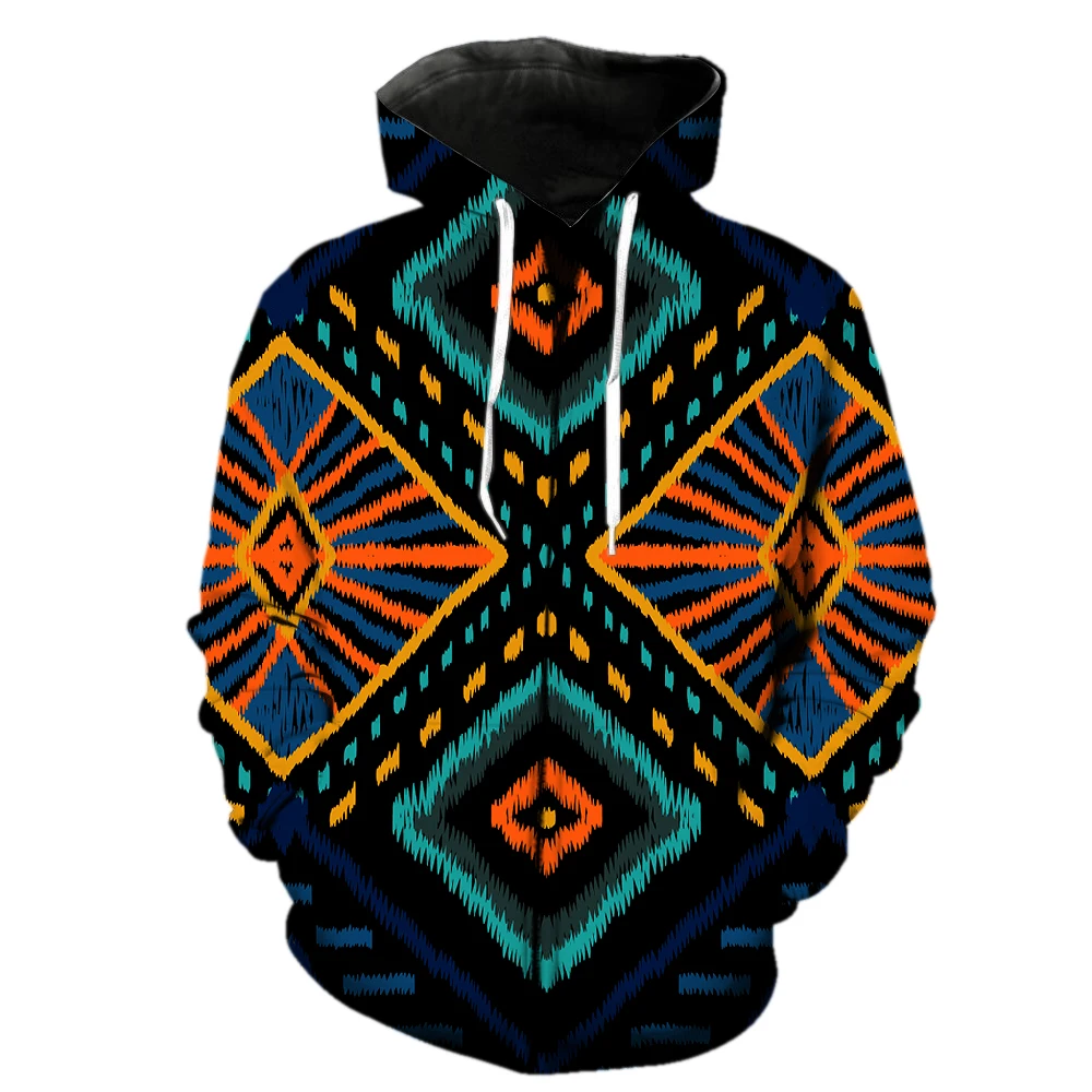 

Fabric Map of Ethnic Primitive Tribes Men's Zipper Hoodie Fashion Oversized Funny 3D Print Long Sleeve Casual Sweatshirts Teens