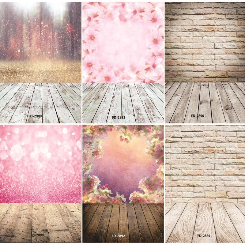 

ZHISUXI Vinyl Custom Photography Backdrops Prop Wooden Planks Photography Background NY4FD-2