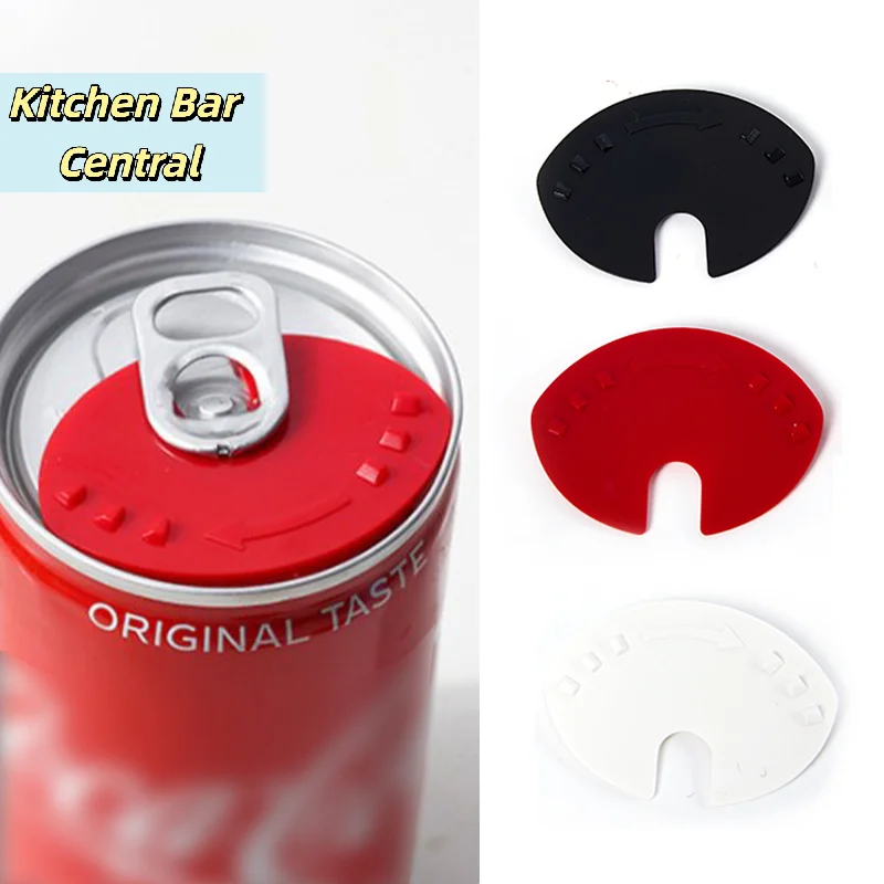【6Pcs Plastic Can Convert Soda Savers Tops Snap On Leakproof Can Lid Dust Free Sealer】