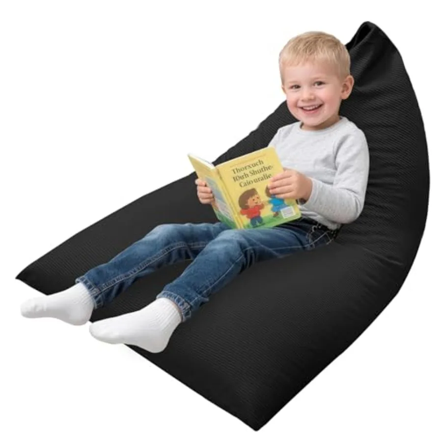

Bean Bag Lounger Chair with Memory Foam for Teens Adults, Bean Bag Sofa with Removable Cover, Cozy Beanbag Chair for Living Roo